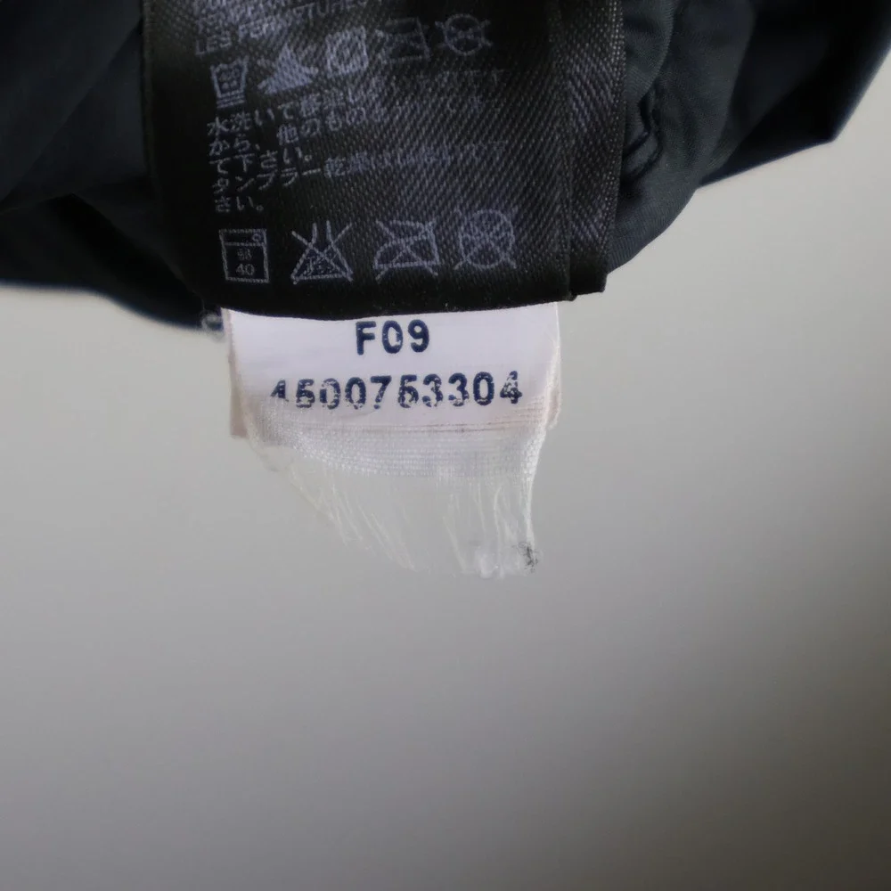 2009 The North Face Nuptse‎ 700 Puffer Jacket Medium Black Navy Blue Down